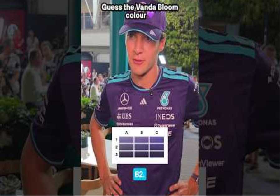 Did you guess the right shade of Vanda Bloom purple?? #f1shorts