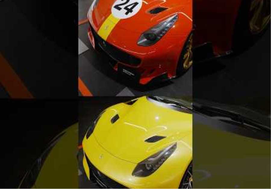 You can only pick one. Which #FerrariF12tdf are you taking: A 💛 or B ❤️?