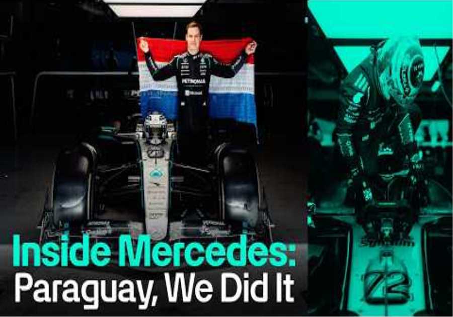 Inside Mercedes: Joshua Dürksen's First F1 Test | Paraguay, We Did It
