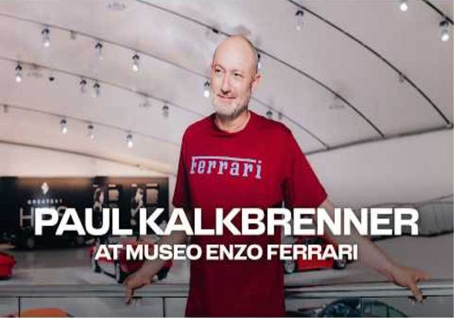 Paul Kalkbrenner visits “The Greatest Hits” at Museo Enzo Ferrari